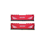 RAM atmintis - AFOX - 32 Go (2x16 Go) - 3200 MHz - CL16 - Raudona