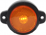 &Scaron;oniniai gabaritiniai žibintai, 12v-24v, oranžiniai, Led