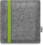 Stilbag dėklas E-reader leon, skirtas tolino vision 6, vilnos veltinio apsauginis dėklas, pagamintas vokietijoje (&scaron;viesiai pilkas - žalias)