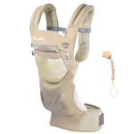 Minituskies Purecomfort ne&scaron;yklė kūdikiui su čiulptuko spaustuku, ergonomi&scaron;ka ne&scaron;yklė kūdikiui su čiulptuku pakabinimui, kengūra kūdikiams, 4 pozicijos kūdikiams, krep&scaron;ys naujagimiams