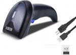 Bluetooth 2d brūk&scaron;ninių kodų skaitytuvas 3-in-1 (2.4g belaidis ir Bluetooth ir Usb laidinis) brūk&scaron;ninių kodų skaitytuvas skenuoja Qr Pdf417 Datamatrix Maxicode mobiliesiems telefonams Android Ios Pc kompiuteriui W8-x