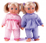Mink&scaron;takūnė lėlė Dolls World Little Love 25 cm, užmerktos akys, nuimamas drabužėlis