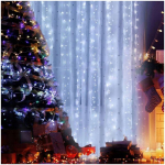 Varvekliai 300 Led girlianda, užuolaida, dekoratyvinė 3x3m