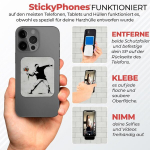Sp Stickyphones mobiliojo telefono laikiklis su nano siurbtuku, pir&scaron;to laikiklis, trikojis, lipnus, plaunamas, daugkartinio naudojimo, skirtas tiktok asmenukėms, kelionėms, automobiliui, stalui, sienai, veidrodžiui, stiklui, medinėms plytelėms, silik ...