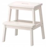 Ikea Bekvam Taburetė su pakopa Ikea, balta, 50 cm