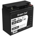 Akumuliatorius Green Cell Agm 12v 18ah - Ups, Kvadratas, Vejapjovė
