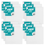12x Drobė tapybai, panelė tapybai, porėmiai 15x15 15/15 medvilninė