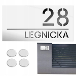 Decortrend Didelė namo numerio lentelė adresinė lentelė namui numeris adresas 15x30cm