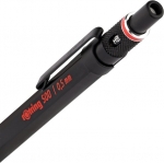 Rotring 500 x 0.5mm mechaninis pie&scaron;tukas, juodas korpusas + 12 x 0.5mm hb &scaron;erdelės
