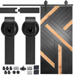 Stumdomos durys Loft Barn Door mažas ratukas Hm2007, bėgis 2m, 1 durims