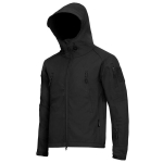 Vyri&scaron;ka softshell striukė Falcon, Texar, atspari vandeniui 2000 mm, 6 ki&scaron;enės, kvėpuojanti ir greitai džiūstanti, juoda