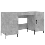 Ra&scaron;omasis stalas，Biuro stalas，Kompiuterio stalas, betono pilkas, 140x50x75cm, apdirbta mediena CFE6931779