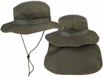 Karinė skrybėlė DOMINATOR Urban Combat Boonie su kaklo apsauga Rip-Stop, taktinė, Mi&scaron;ko maskuotė, Olive