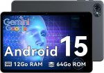 Plan&scaron;etinis kompiuteris TABWEE T80 10.5" 1080P RAM 12 GB ROM 128 GB SD 2To, Android 15 6000 mAh WiFi 5G Bluetooth 5.0, Gemini AI 2.0