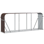 Stovas malkoms，Malkų stovas, rudas, 234x45x100cm, galvanizuotas plienas CFE32810