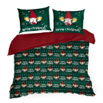 Mariall kalėdinės patalynės komplektas Merry Christmas PTR-17, 220x200, 3 dalių