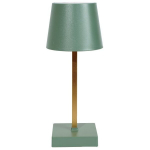 Stalinis LED &scaron;viestuvas (Žalia/Aukso, 26 cm)