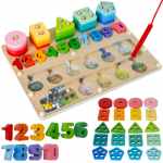 Montessori medinis rū&scaron;iuoklis-dėlionė 3in1 Kruzzel