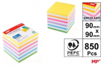 Post-it užra&scaron;ai 90x90mm, spalvoti, 850 vnt. - MP pagrindinis popierius