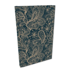 Bloknotai A5, languotas Soft Touch Paisley, smėlio spalvos - EV-Corp