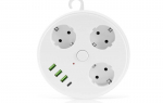 modernus multifunkcionalus prailgintuvas 5 m. + USB + Type-C