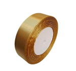 Atlasinė juosta 186 aukso spalvos tamsi 25mm/32m - Brewis