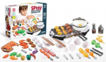 Vaiki&scaron;ka Mini virtuvė/ grilis su priedais,Ecotoys