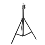 Stovas Metalinis stovas LED ring lempoms, fotografavimo, filmavimo įrangai, sulankstomas, patvarus, juodas