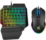 UrChoiceLtd mechaninės mini klaviatūros ir pelės rinkinys B08C273J9L