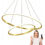 LED pakabinamas &scaron;viestuvas, auksinis 40CM su pulteliu, 3 spalvos