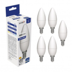 LED lemputės Avide 6.5W B35 E14 6400K 5vnt