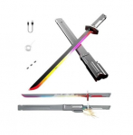 &Scaron;viečiantis lazerinis kardas RGB 7 spalvų