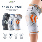 Kelio Atraminė Įtvaras &ndash; Yogasuper Neopreninė Sportinė Kelio Apsauga, L dydis