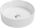 Mexen Grovo ant stalvir&scaron;io montuojamas praustuvas, rifliuotas 35 x 35 cm, baltas - 22303500, 35,5x35,5x11,6 cm