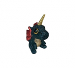 Pliu&scaron;inis juodas drakonas TY Beanie Boos Grindal, 15 cm, 36321