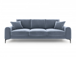 Keturvietė sofa Mazzini Sofas Madara, &scaron;viesiai mėlyna