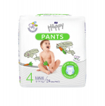 Sauskelnės-kelnaitės Happy Pants Maxi, 4. dydis (8-14 kg), 24 vnt.