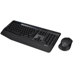 Belaidės klaviatūros ir pelės rinkinys Logitech MK345, juoda
