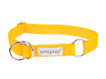 Amiplay pusiau smaugiamas antkaklis Samba, L, Yellow