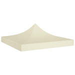 Proginės palapinės stogas, kreminės spalvos, 2x2m, 270 g/m&sup2;