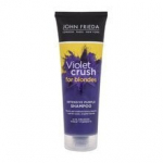 Geltonus tonus neutralizuojantis &scaron;ampūnas John Frieda Sheer Blonde Violet Crush Intensive Purple Shampoo for Brassy 250 ml