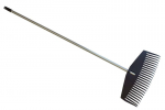 Grėblys juodu kotu, 50 cm