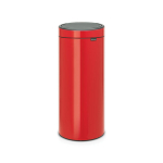 Brabantia &scaron;iuk&scaron;liadėžė Touch Bin, 30 l, raudona
