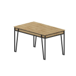 I&scaron;skleidžiamas stalas Kalune Design 855, smėlio spalvos