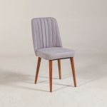 Valgomojo kėdė Kalune Design 869, ruda/&scaron;viesiai pilka