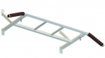 Prie sienos montuojamas skersinis Sanro LT-PRO, iki 150kg, baltas
