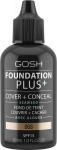 Makiažo pagrindas Gosh Foundation Plus 30 ml, 008 Golden
