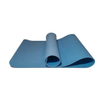 Gimnastikos/jogos kilimėlis TPE su ra&scaron;tu KP-188 183x61x0.6 cm, žydras