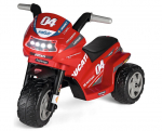 Vaiki&scaron;kas elektrinis motociklas Peg Perego Ducati Mini Evo 6V, raudonas