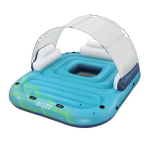 Pripučiamas plaustas Bestway Sunny Lounge Island, 300x275 cm